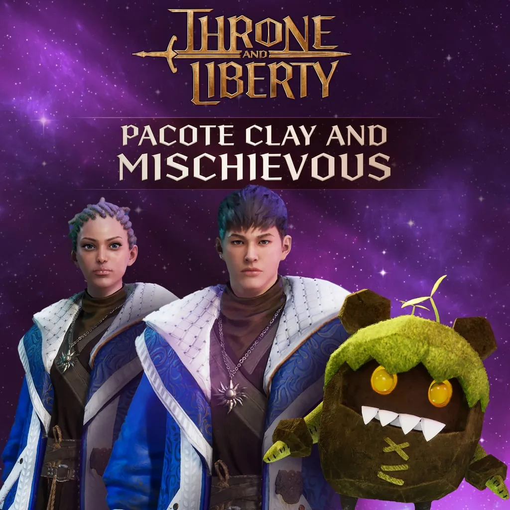 [Ps Plus] Pacote Clay And Mischievous Do Jogo Throne And Liberty - Ps5